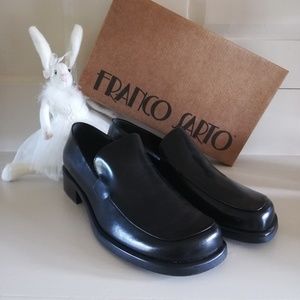 Women's Black Leather Loafers (Made in Brazil)